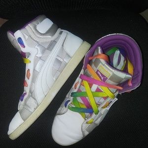 PUMA high top rainbow sneakers (VERY RARE!!)